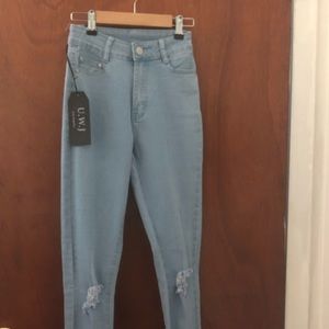Do my dance high waist jeans from fashion nova